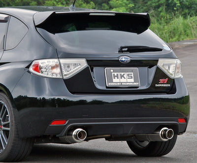 HKS Hi-Power SPEC-L Exhaust Subaru Impreza WRX STI (GRB / GRF) 31019-AF027 — vehicle installation
