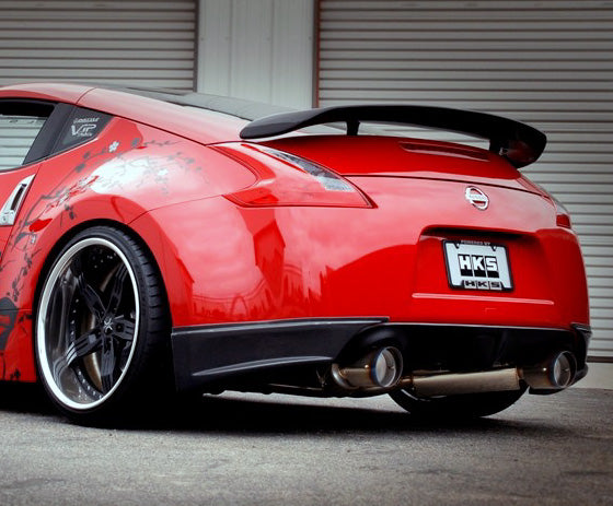 HKS Hi-Power Full Dual Exhaust for Nissan 370Z Z34 - 32009-BN004 - manufacturer reference image