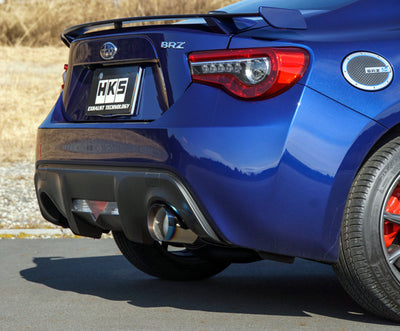 HKS Hi-Power Single V2 Exhaust for Toyota GT86 Subaru BRZ - 32016-BT003 - manufacturer reference image