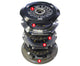 HKS LA twin-plate clutch manufacturer illustration; component appearance varies by application