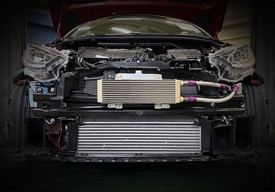 HKS 15004-AT013 installation with bumper removed