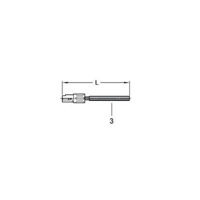 Öhlins 24632-04 Rebound Adjuster Extension Wire 65 mm — technical drawing