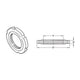 Öhlins 24636-01 Spring Seat Lock Ring M56×2 — component-style technical drawing
