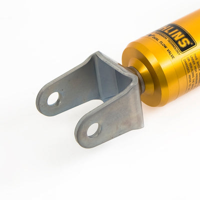 Öhlins 25606-01 Damper End Clevis — shown mounted; damper not included