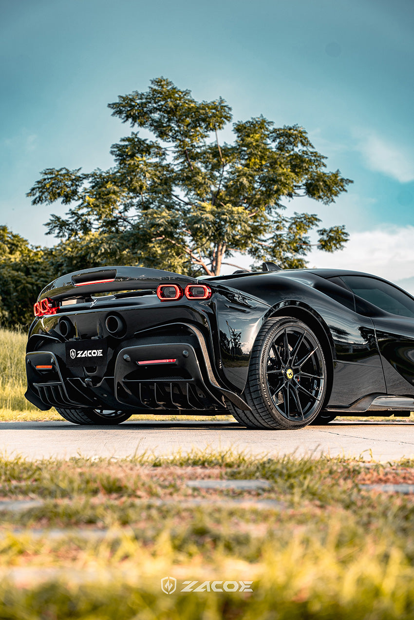 ZACOE Rear Spoiler Carbon Fiber - Ferrari SF90 Stradale