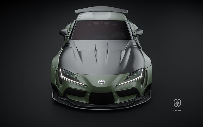 ZACOE Hood Scoop - Toyota Supra Mk5 A90/ A91