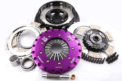 Xtreme Clutch 230mm Sprung Ceramic Twin Plate Clutch Kit Nissan Z 3.0 with Flywheel KNI23561-2B