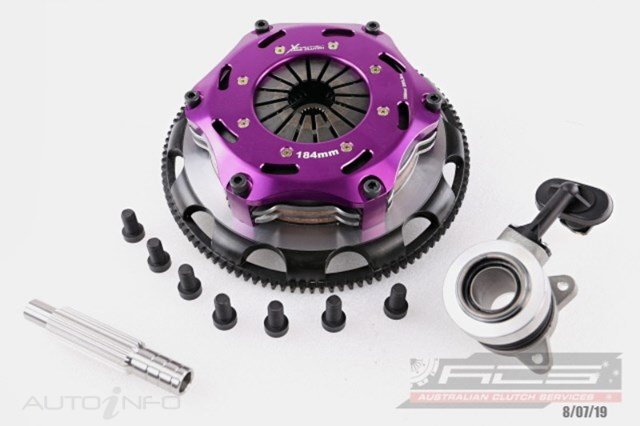 Xtreme Clutch 184mm Sprung Ceramic Twin Plate Clutch Kit Hyundai i30 N 2.0 Turbo with Flywheel and CSC KHD18631-2B