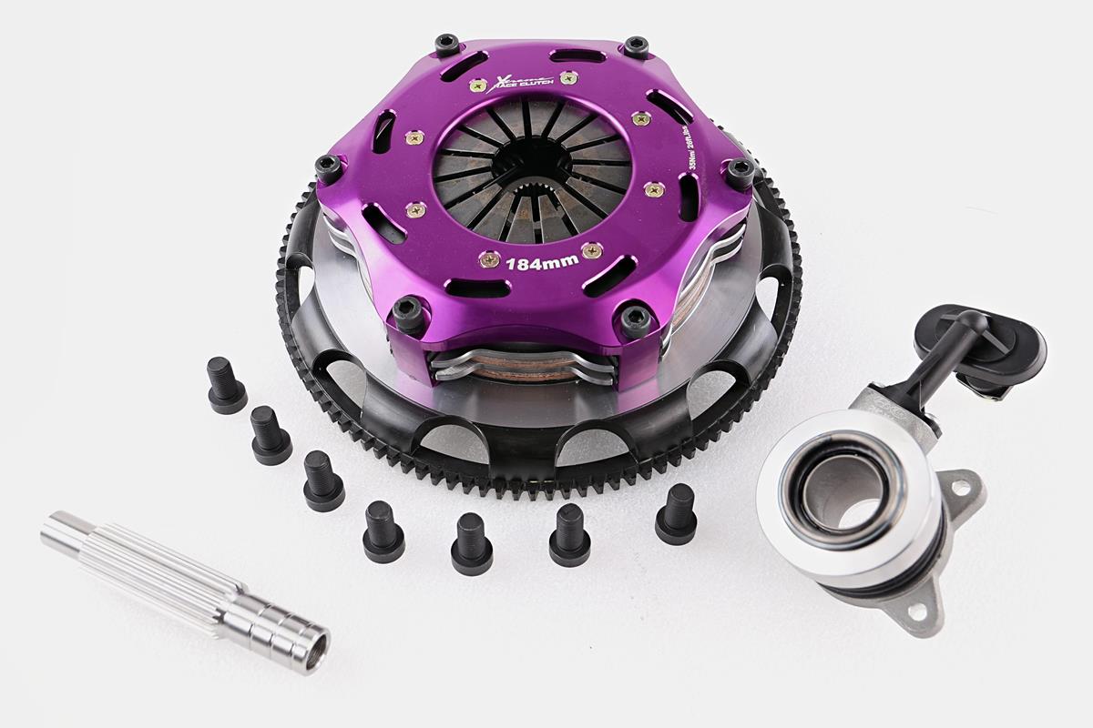 Xtreme Clutch 184mm Rigid Ceramic Twin Plate Clutch Kit Hyundai i30 N 2.0 Turbo with Flywheel and CSC KHD18631-2E