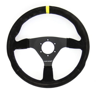 TURN ONE Racing suede steering wheel