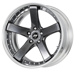 Work Back Label Zeast BST2 19-inch Brilliant Silver Black, deep concave