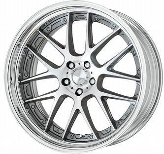 Work Lanvec LM7 — GR Silver Cut Clear (GRP), 21-inch Step rim