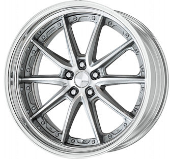 Work Lanvec LS10 — GR Silver Cut Clear (GRP), 21-inch Step rim