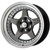 Work Meister CR01 — Matte Carbon (MGM), 16-inch, optional black-anodized inner rim