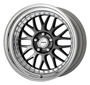 Work Meister M1 3P — Matte Carbon (MGM), 18-inch, optional center cap