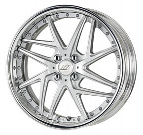 Work Rizaltado Mesh2 — Light Greyish Silver (LGS), 17-inch, optional center cap