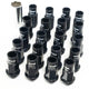Work Wheel Nuts and Locking Nuts Set M12X1.25 - Open end - Black