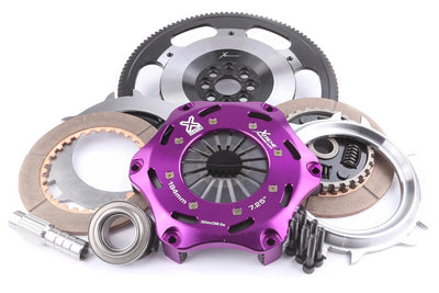 Xtreme Clutch KHN18523-2B sprung ceramic twin plate clutch kit, single-mass flywheel and fitting components