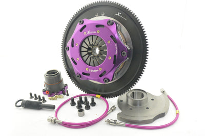 Xtreme Clutch KMZ18680-2E RX-7 FD 184 mm twin-plate assembly, flywheel and hydraulic release conversion components