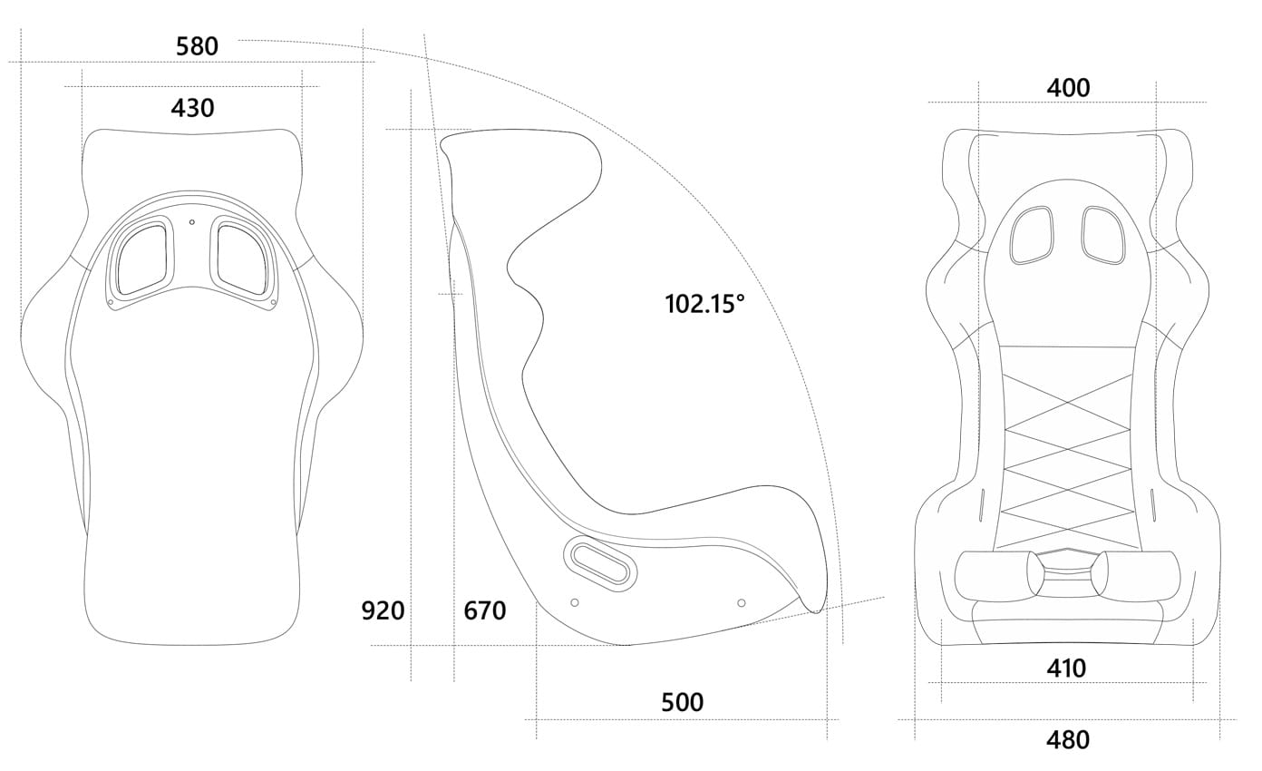 ATECH Racing Game Seat